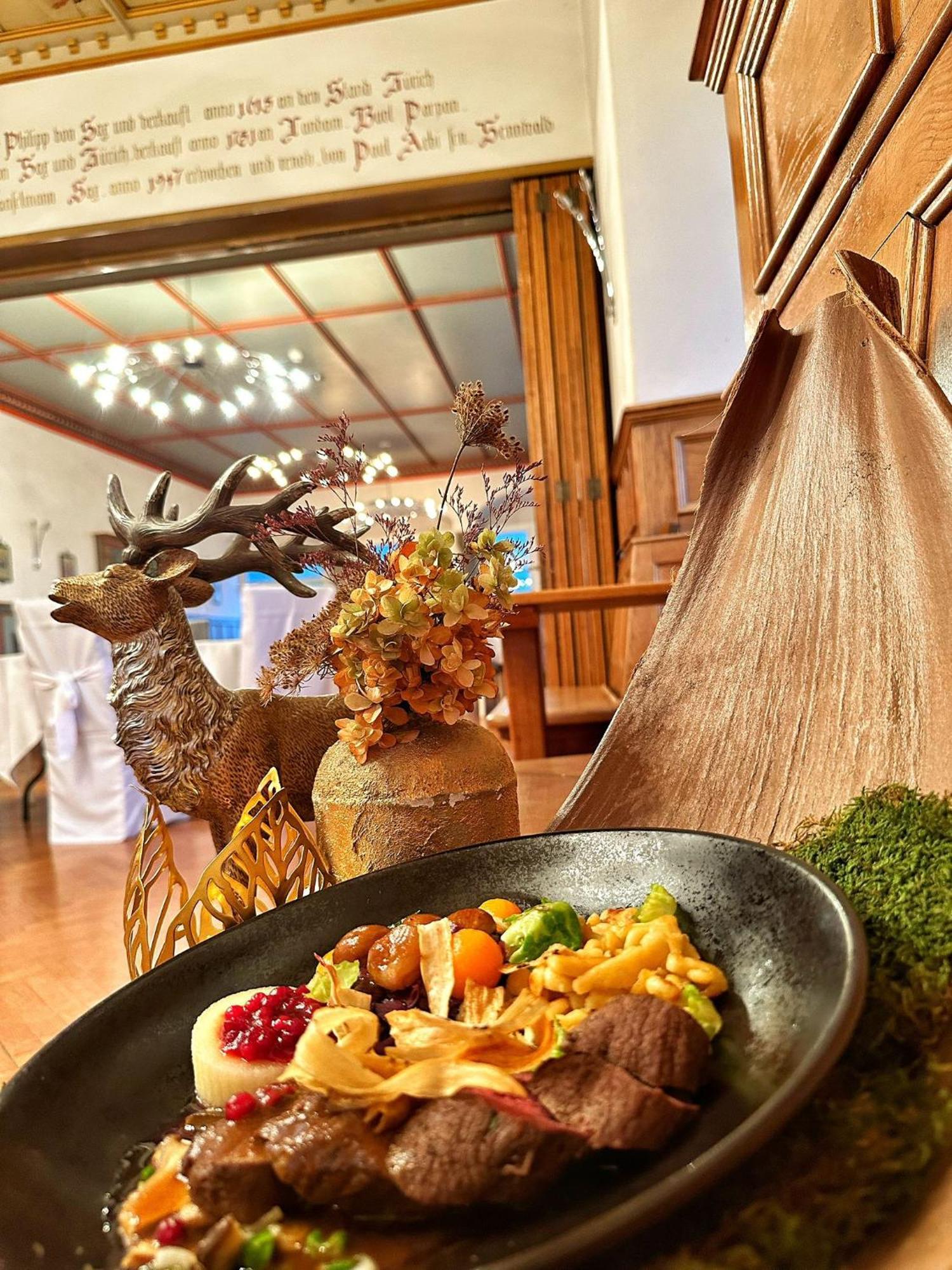 Hotel Restaurant Schloessli Sax Exterior foto